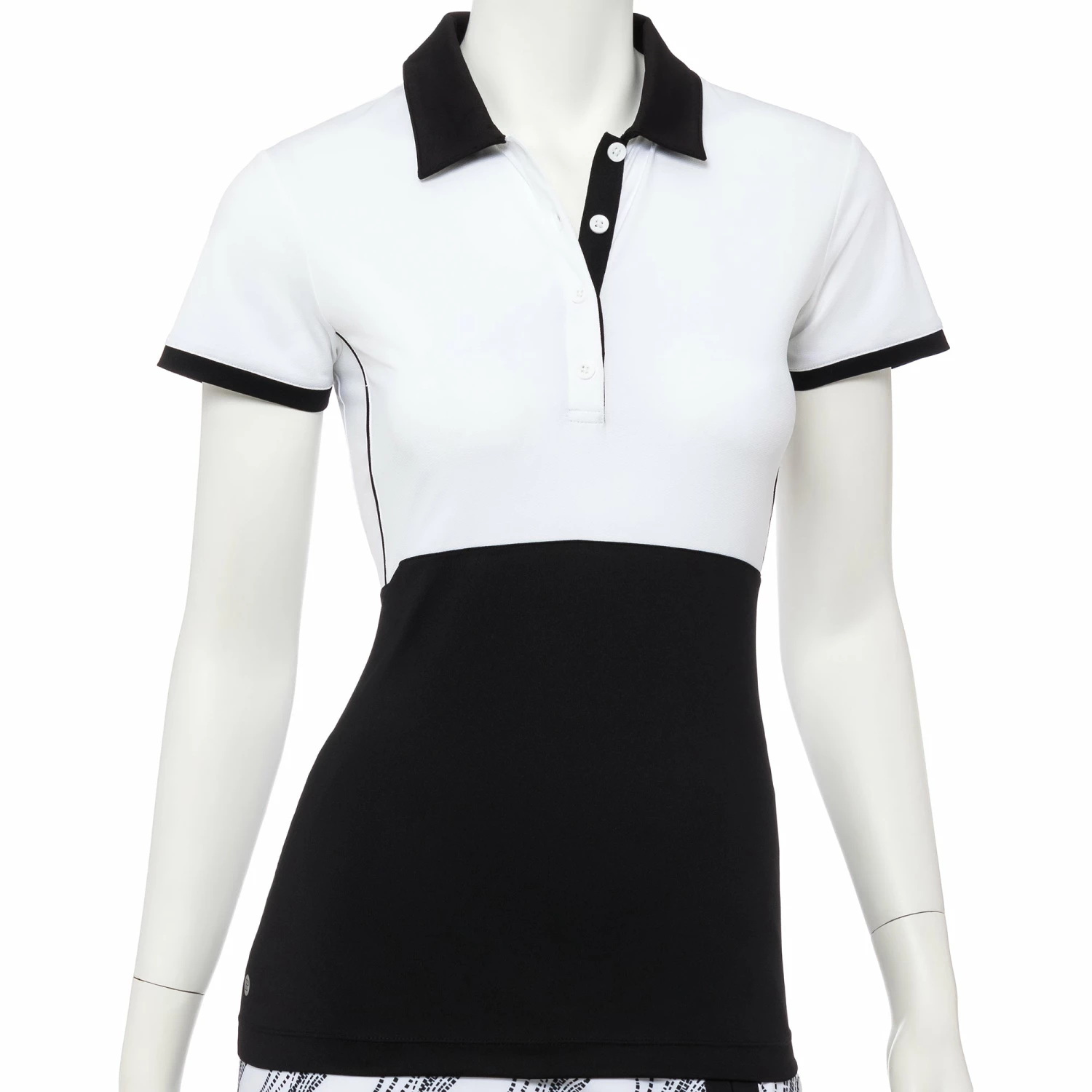 EP NY Work It Dash Dot Print Womens Golf Polo 3 EP NY Work It Dash Dot Print Womens Golf Polo