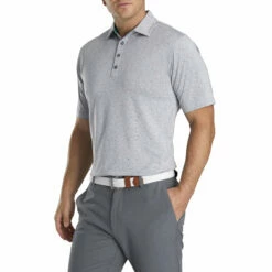 FootJoy Lisle Confetti Print Mens Golf Polo