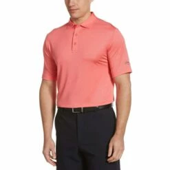 Callaway Cooling Micro Hex Mens Golf Polo -Clubs Shop 17871 SUNKISTCORAL 87fe70ef 2054 4c1b 96da 97a59bb7b790