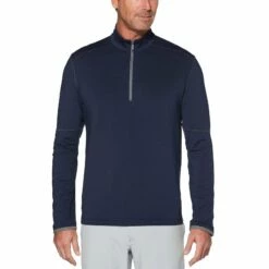 Callaway Swing Tech Outlast Mens Golf 1/4 Zip -Clubs Shop 17878 PEACOAT