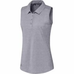 Adidas Golf Adidas Ultimate365 Grey Womens Golf Polo