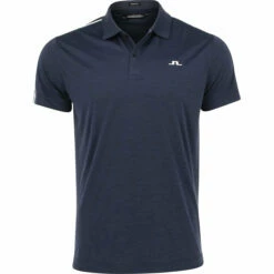 J.Lindeberg J. Lindeberg Flinn Amer Fit Mens Golf Polo -Clubs Shop 19472 NAVYWHITE