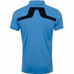 J.Lindeberg J. Lindeberg KV Amer Fit Mens Golf Polo -Clubs Shop 19475 OCEANBLUE 1