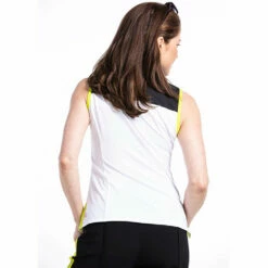 Kinona Sunny Days Womens Sleeveless Golf Polo 9 Kinona Sunny Days Womens Sleeveless Golf Polo -Clubs Shop 19661 WHITEBLACK 1