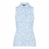 J.Lindeberg J. Lindeberg Dena Printed Womens Sleeveless Golf Polo 2021 -Clubs Shop 19689 ANIMALBLUEWHT 55d3b635 2b9a 4412 b2cb 38c13f78a0de