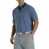 FootJoy Lisle Ministripe Knit Collar Navy Mens Golf Polo -Clubs Shop 20224 NAVYLAGOON 19824de0 b4e6 4cd2 a4c4 6217c7a74834