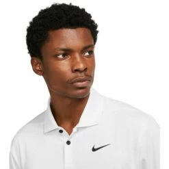 Nike Dri-FIT Vapor Texture Mens Golf Polo -Clubs Shop 20440 WHITE100 1