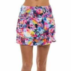 Clubs Shop 15 Lucky In Love Techno Tropic Midnight 12in Womens Golf Skort
