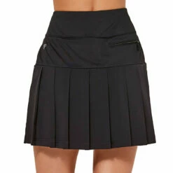 GGBlue Zippy 18in Womens Pleated Golf Skort -Clubs Shop 20902 BLACKB024 1