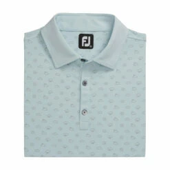 FootJoy Lisle Weather Print Ice Blue Mens Golf Polo -Clubs Shop 21002 ICEBLUE 3 3e467fc7 d048 4680 bc94 b406179138f1