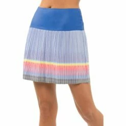 Clubs Shop 9 Lucky In Love Looking Gradient Pleated Long Womens Golf Skort