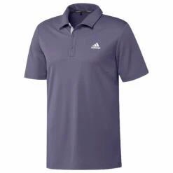 Adidas Golf Adidas Advantage Novelty Purple Mens Golf Polo