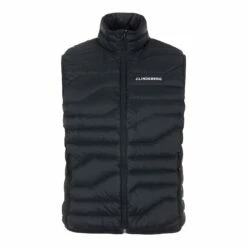 J.Lindeberg J. Lindeberg Cliff Light Down Black Mens Golf Vest