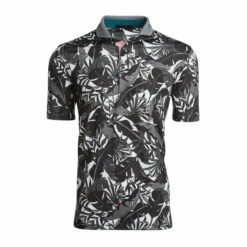 Greyson Lost World Arctic Mens Golf Polo