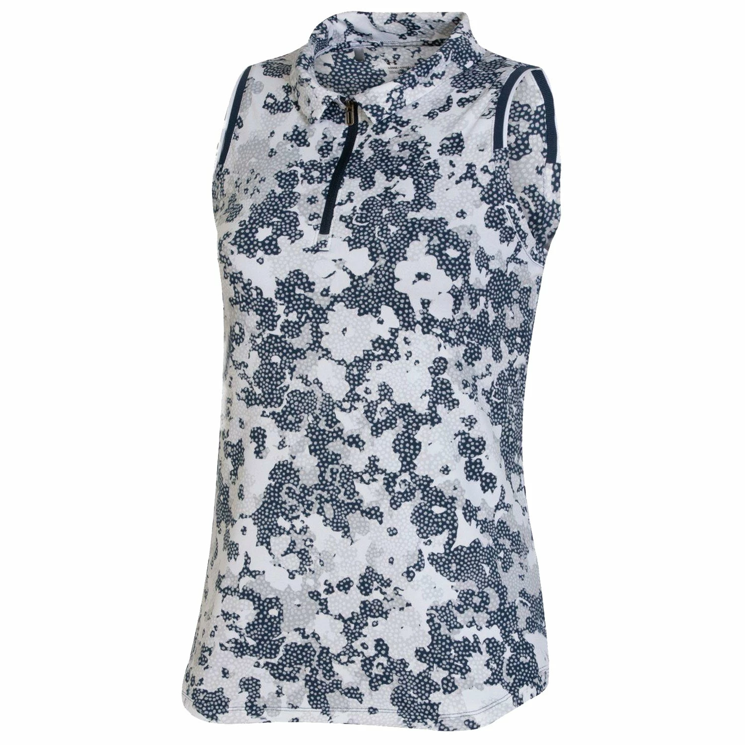 Under Armour Zinger Speckled Floral Womens Sleeveless Golf Polo 3 Under Armour Zinger Speckled Floral Womens Sleeveless Golf Polo