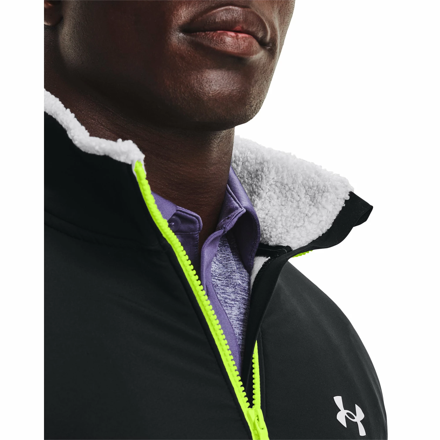 Under Armour SweaterFleece Pile Mens Golf Full Zip 5 Under Armour SweaterFleece Pile Mens Golf Full Zip - Image 3