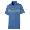 PUMA Golf Puma MATTR Canyon Mens Golf Polo -Clubs Shop 23277 COBALTGRN06