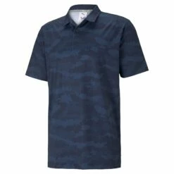 PUMA Golf Puma MATTR Volition Flanked Mens Golf Polo