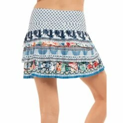 Lucky In Love Playing In Paradise Aegean Blue 15.25in Womens Golf Skort -Clubs Shop 23624 AEGEANBLUE471 1