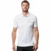 TravisMathew Sockeye Mens Golf Polo 1 TravisMathew Sockeye Mens Golf Polo -Clubs Shop 24462 WHITE1WHT