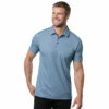 TravisMathew High Spirits Mens Golf Polo -Clubs Shop 24463 HTHRBLUE4HBE
