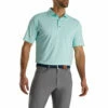 FootJoy Athletic Fit Classic Stripe Mint Mens Golf Polo -Clubs Shop 24685 MINTWHITE c485ded9 1b40 46ee 8382 40a2a4c4aec5