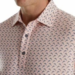 FootJoy Lisle Leaping Dolphins Print Quartz Pink Mens Golf Polo -Clubs Shop 24738 QRTZPINKGRAPH 2 b2964d20 6a8e 4f52 abba 7b412169d699