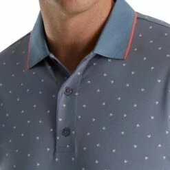 FootJoy Push Play Print Lisle Knit Graphite Mens Golf Polo -Clubs Shop 24741 GRAPHITEWHITE 2 0ea62a08 fc2d 4720 b5b4 3acab96e92fa