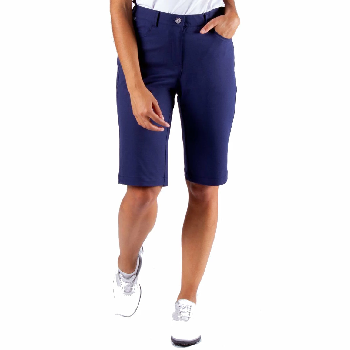 NVO Bailey Long 12.5in Womens Golf Shorts 3 NVO Bailey Long 12.5in Womens Golf Shorts
