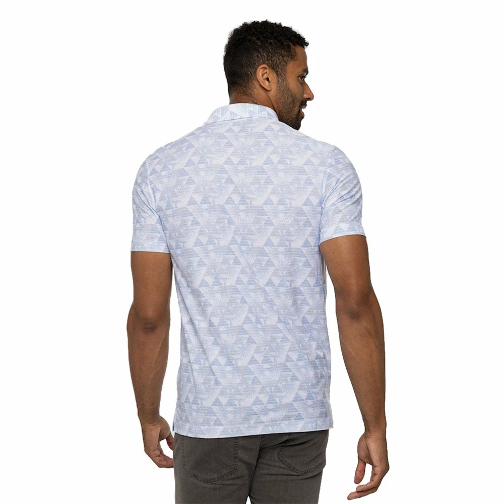 TravisMathew At Home White Mens Golf Polo 4 TravisMathew At Home White Mens Golf Polo - Image 2