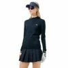 J.Lindeberg J. Lindeberg Alma Knitted Navy Womens Golf Sweater -Clubs Shop 30664 JLNAVY6855