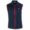 J.Lindeberg J. Lindeberg Neso Mid Layer Navy Mens Golf Vest -Clubs Shop 30680 JLNAVY6855