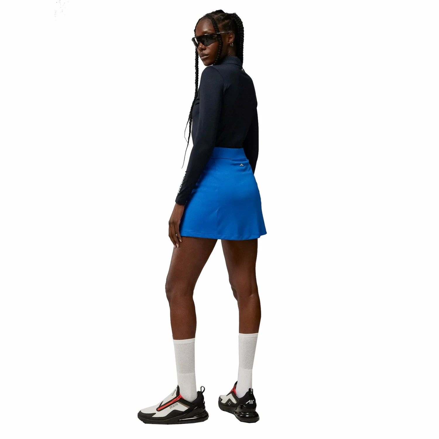 J.Lindeberg J. Lindeberg Amelie Mid Nautical Blue Womens Golf Skort 4 J.Lindeberg J. Lindeberg Amelie Mid Nautical Blue Womens Golf Skort - Image 2