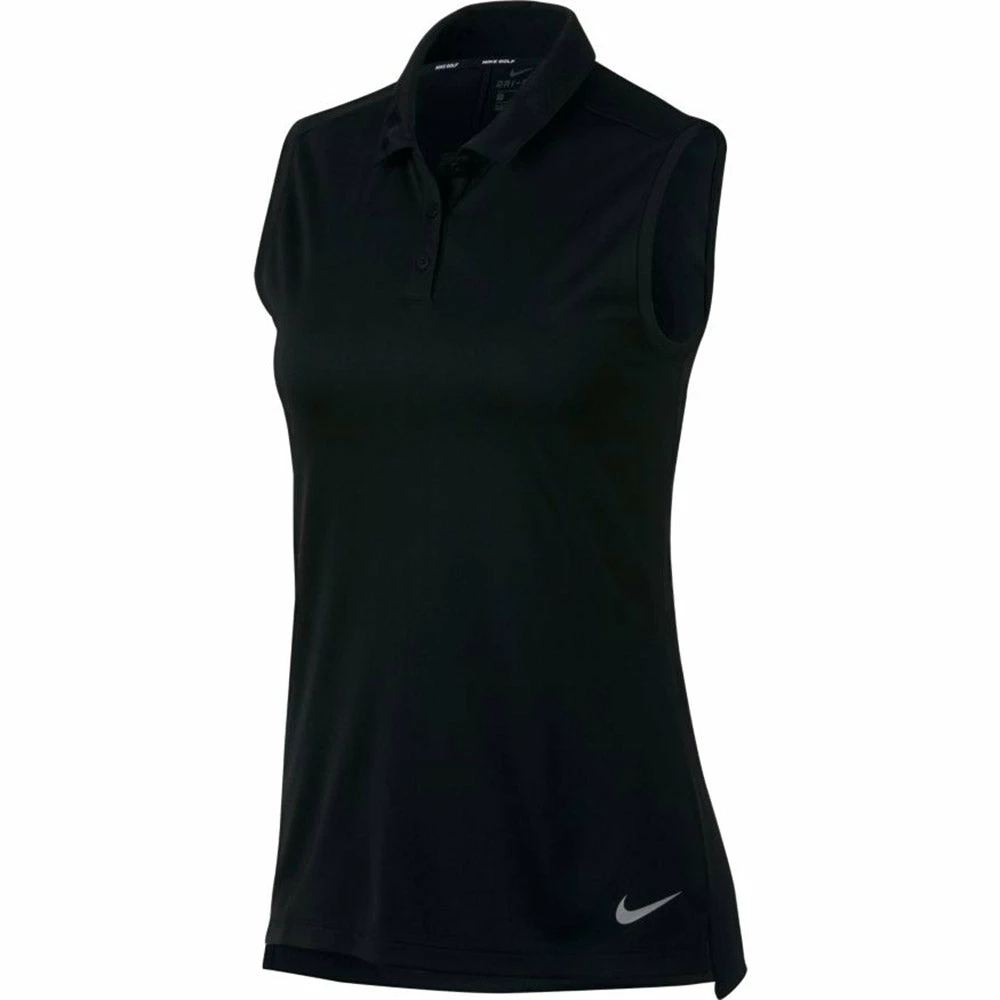 Nike Dri Fit Solid Womens Sleeveless Golf Polo 3 Nike Dri Fit Solid Womens Sleeveless Golf Polo
