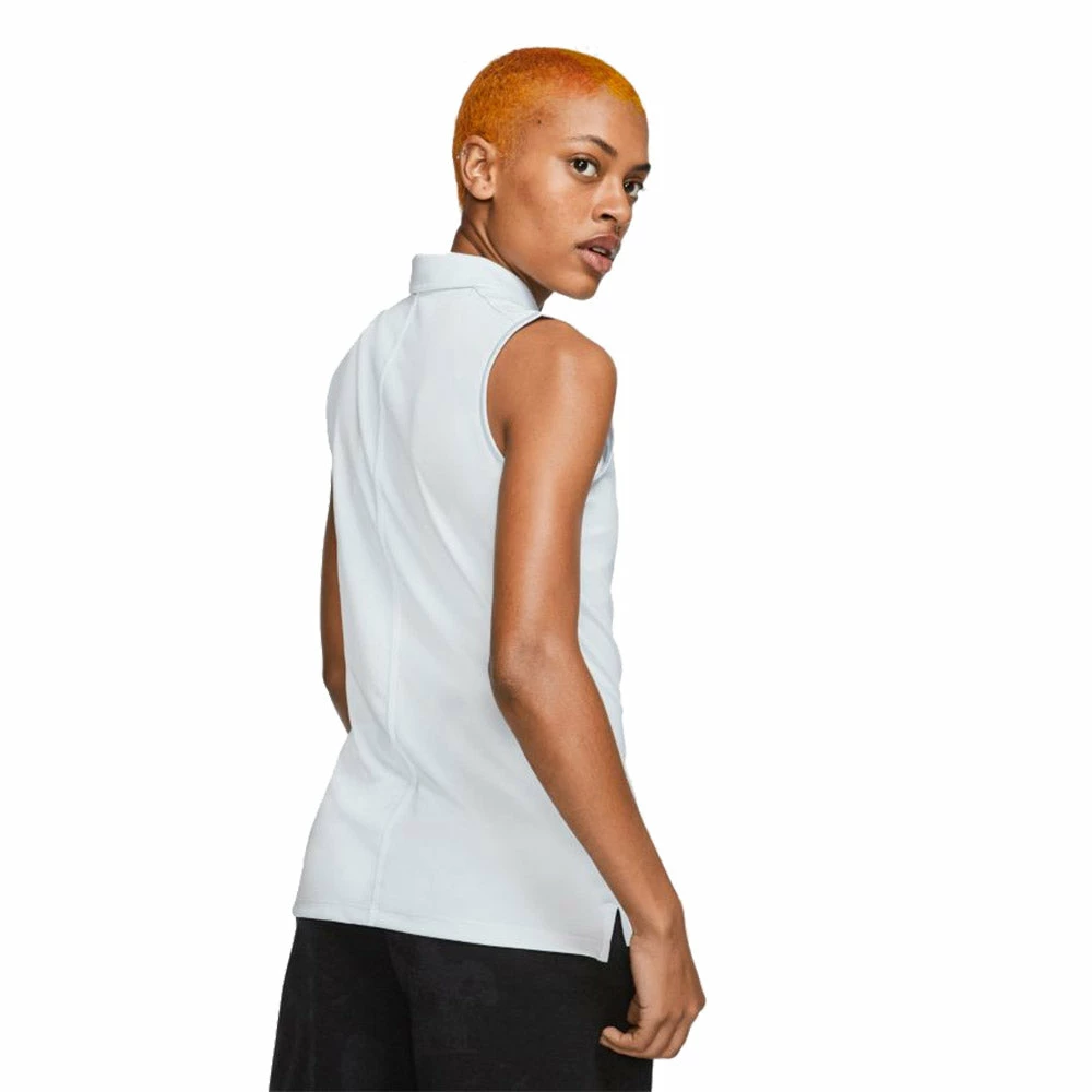 Nike Dri Fit Solid Womens Sleeveless Golf Polo 8 Nike Dri Fit Solid Womens Sleeveless Golf Polo - Image 6