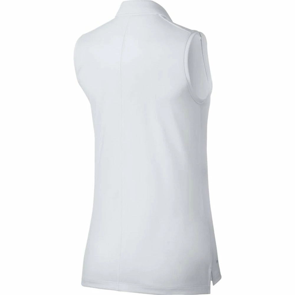 Nike Dri Fit Solid Womens Sleeveless Golf Polo 10 Nike Dri Fit Solid Womens Sleeveless Golf Polo - Image 8