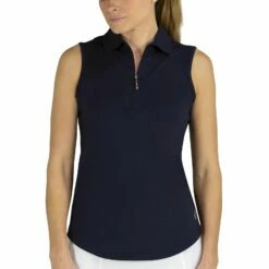 JoFit Sleeveless Womens Golf Polo 9 JoFit Sleeveless Womens Golf Polo -Clubs Shop UT121 MIDNIGHT